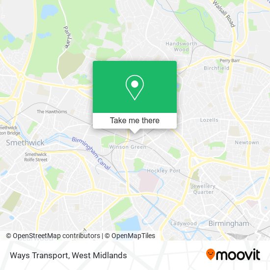 Ways Transport map