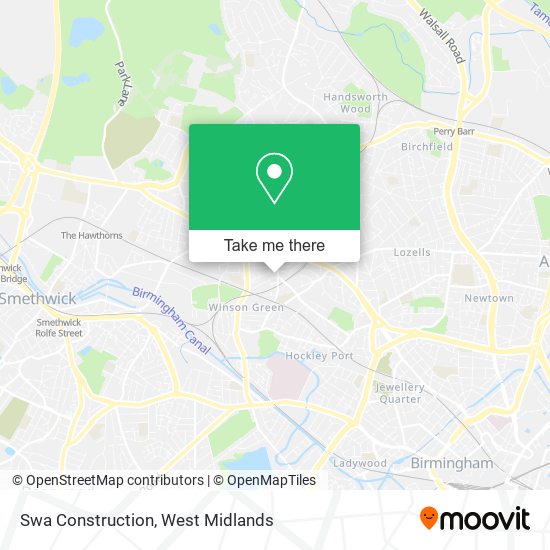 Swa Construction map