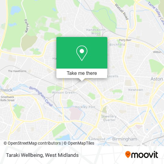 Taraki Wellbeing map