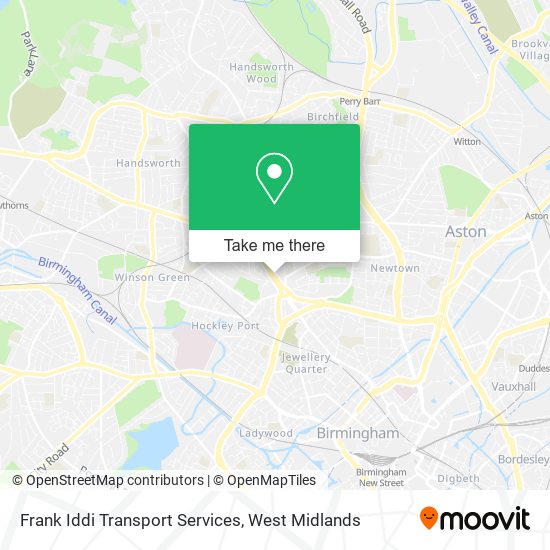 Frank Iddi Transport Services map