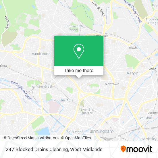 247 Blocked Drains Cleaning map