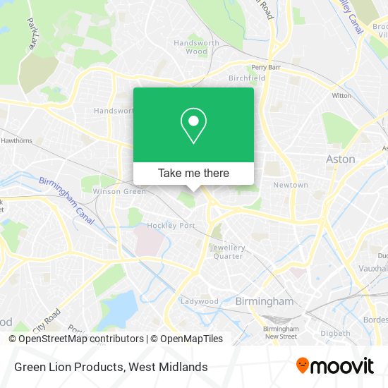 Green Lion Products map