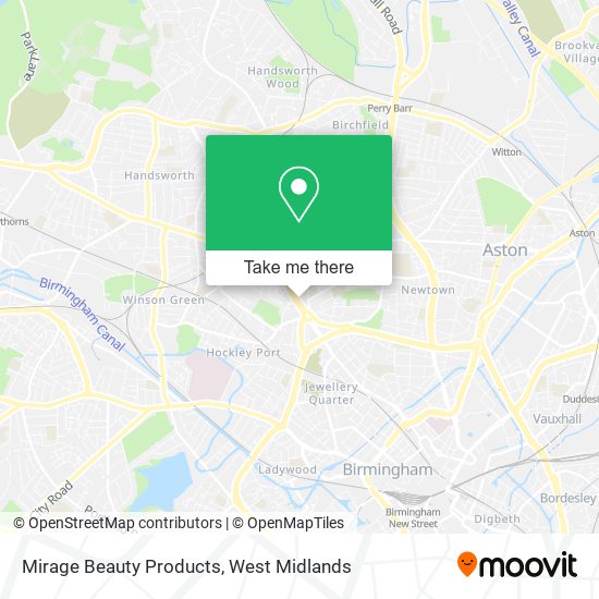 Mirage Beauty Products map