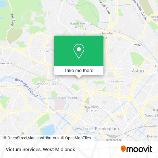 Victum Services map