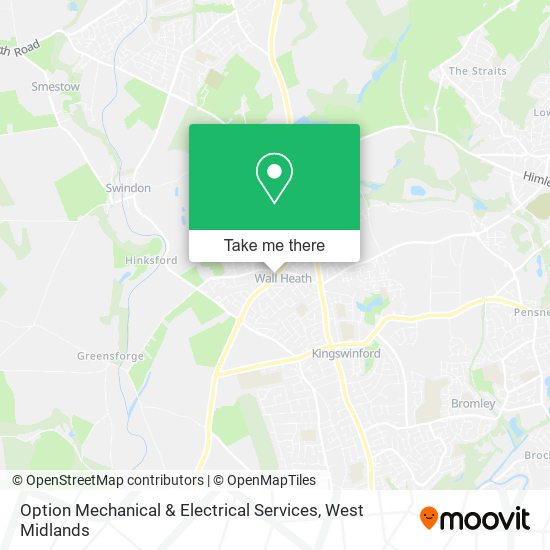 Option Mechanical & Electrical Services map