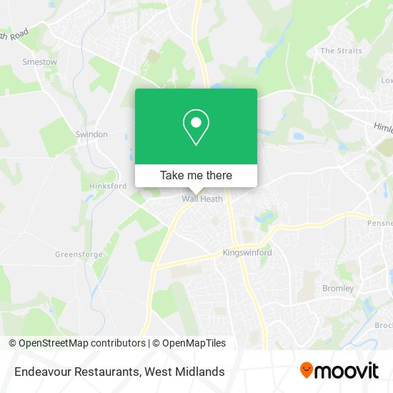 Endeavour Restaurants map