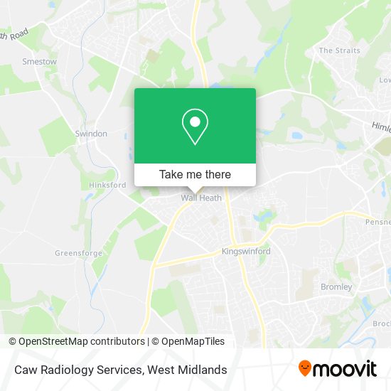 Caw Radiology Services map