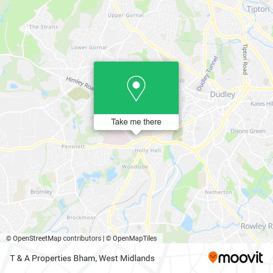 T & A Properties Bham map