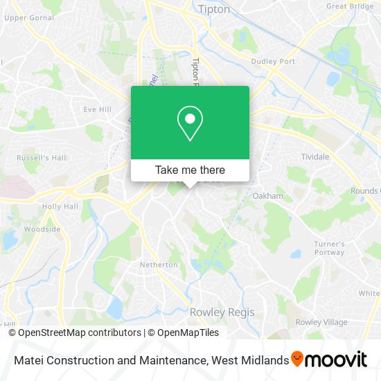 Matei Construction and Maintenance map