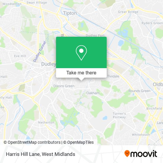 Harris Hill Lane map