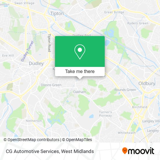 CG Automotive Services map