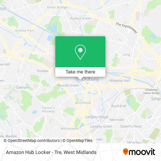 Amazon Hub Locker - Tre map