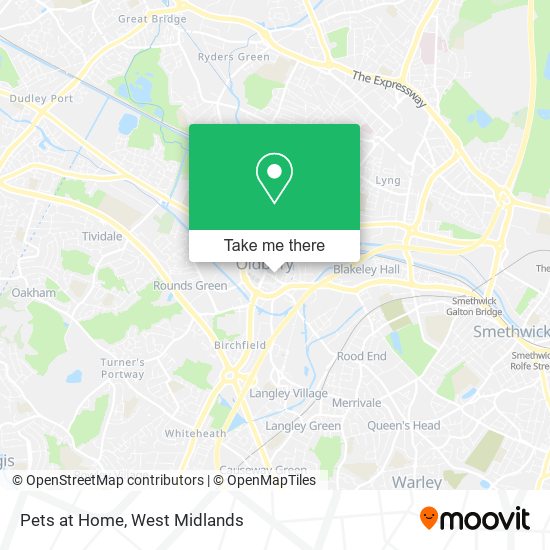 Pets at Home map