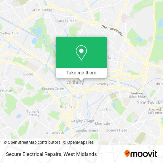 Secure Electrical Repairs map