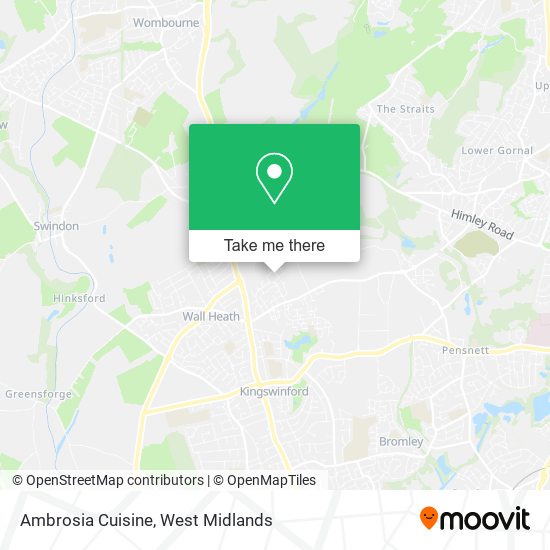 Ambrosia Cuisine map