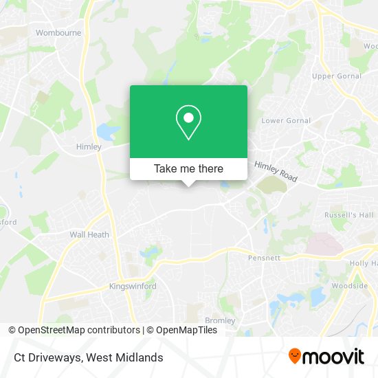 Ct Driveways map