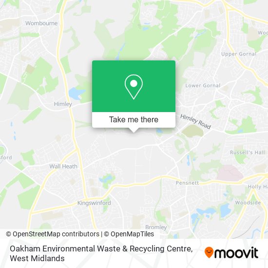 Oakham Environmental Waste & Recycling Centre map