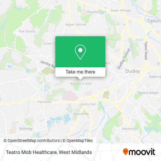 Teatro Mob Healthcare map