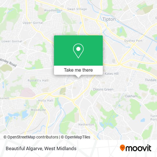 Beautiful Algarve map