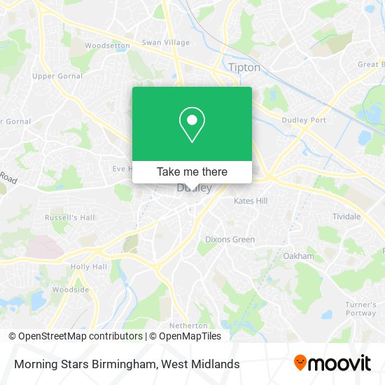 Morning Stars Birmingham map
