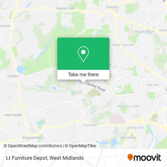 Lt Furniture Depot map