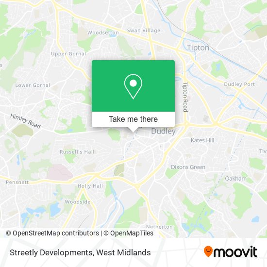 Streetly Developments map