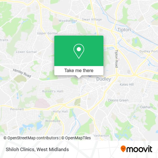 Shiloh Clinics map