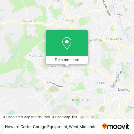 Howard Carter Garage Equipment map
