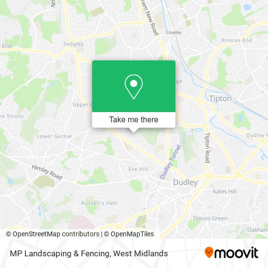 MP Landscaping & Fencing map