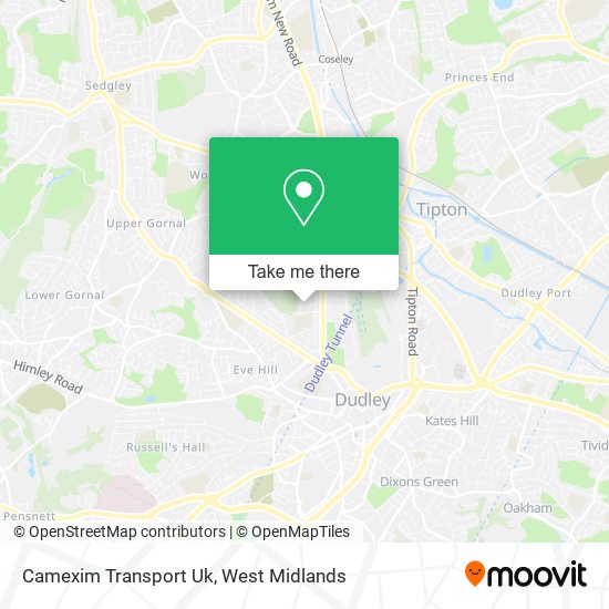 Camexim Transport Uk map