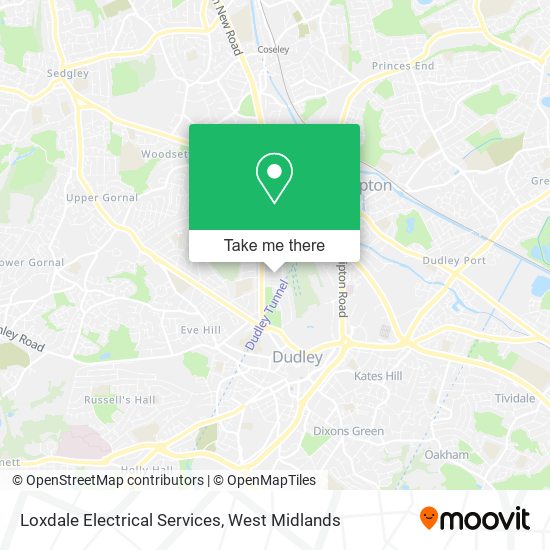 Loxdale Electrical Services map