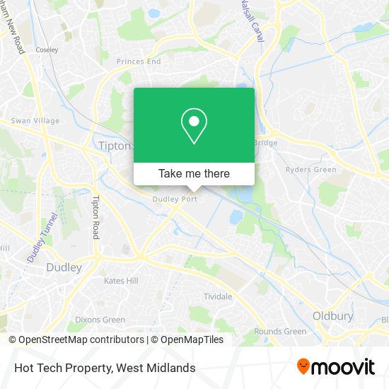 Hot Tech Property map