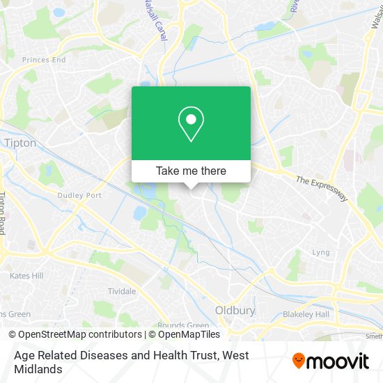 Age Related Diseases and Health Trust map