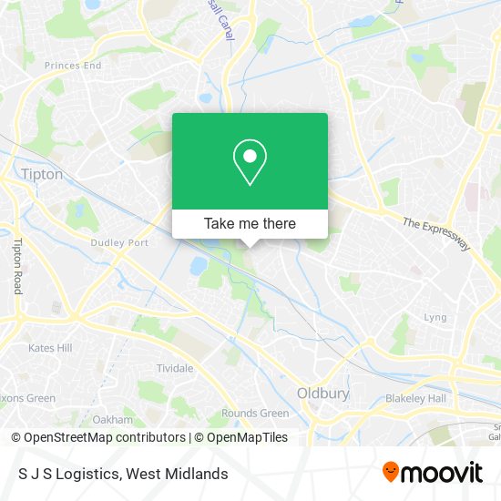 S J S Logistics map