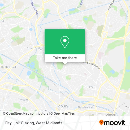 City Link Glazing map