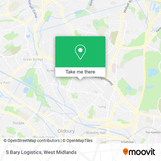 S Bary Logistics map