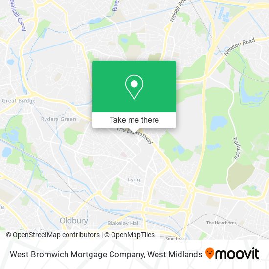 West Bromwich Mortgage Company map