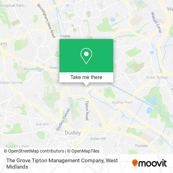 The Grove Tipton Management Company map