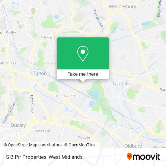 S B Pir Properties map