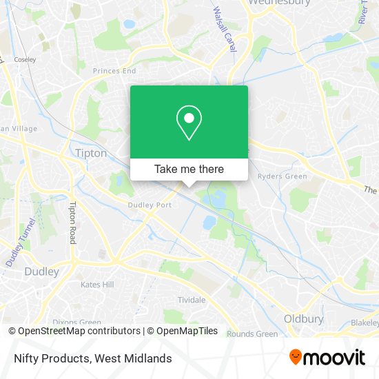 Nifty Products map