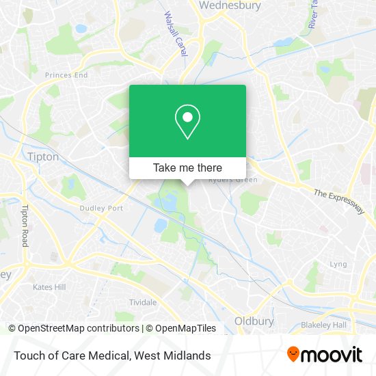 Touch of Care Medical map
