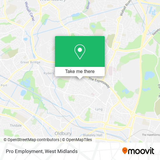 Pro Employment map