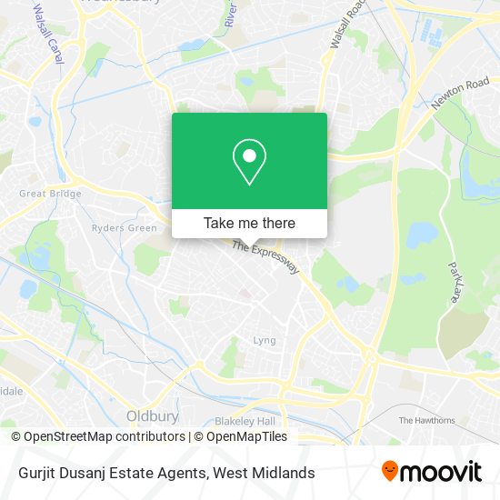 Gurjit Dusanj Estate Agents map