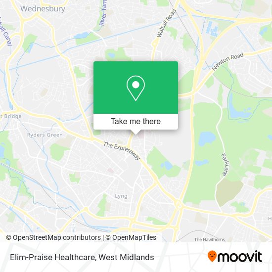 Elim-Praise Healthcare map