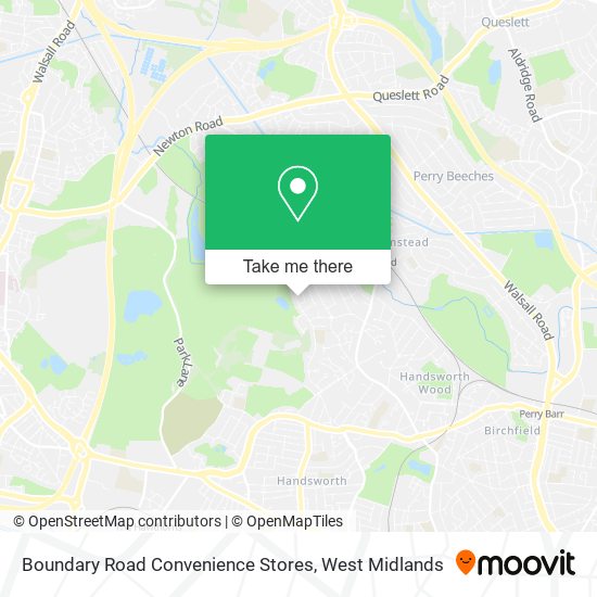 Boundary Road Convenience Stores map