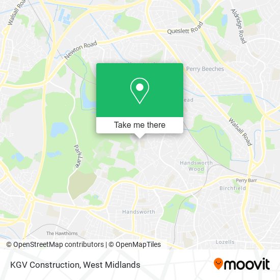 KGV Construction map