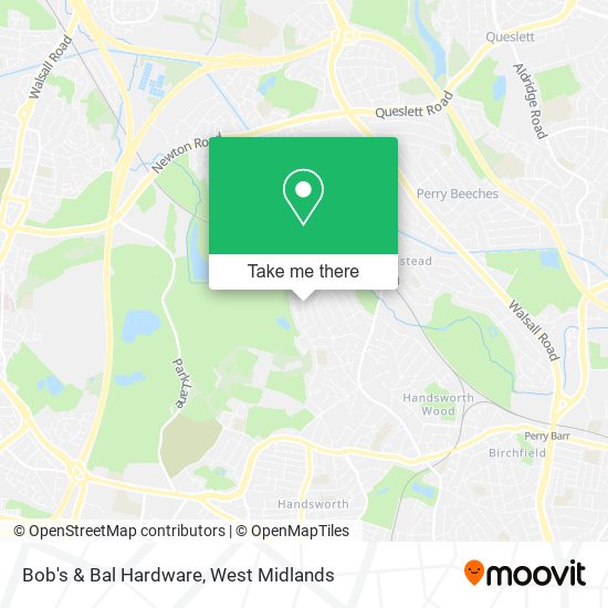 Bob's & Bal Hardware map