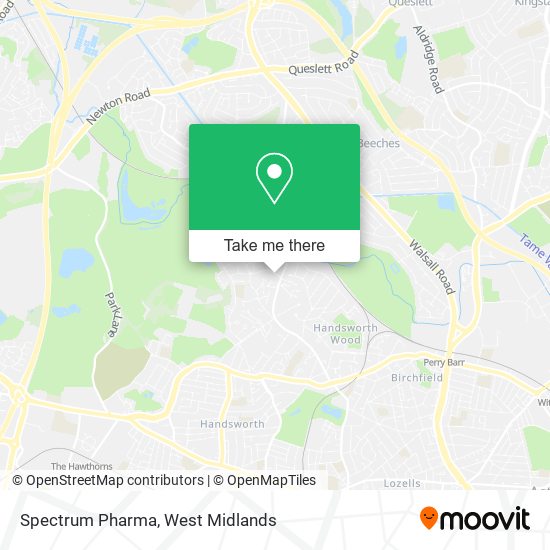 Spectrum Pharma map