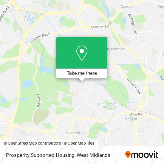 Prosperity Supported Housing map