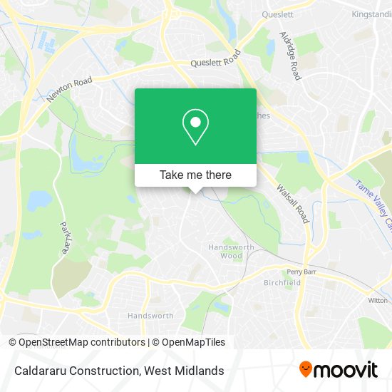 Caldararu Construction map